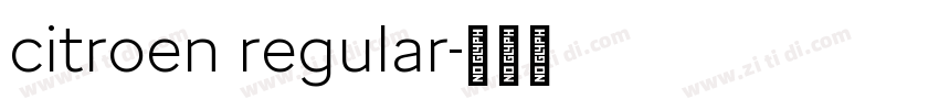 citroen regular字体转换 citroen regular字体转换